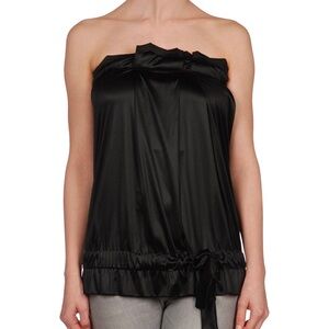 Elegant Black Strapless Top